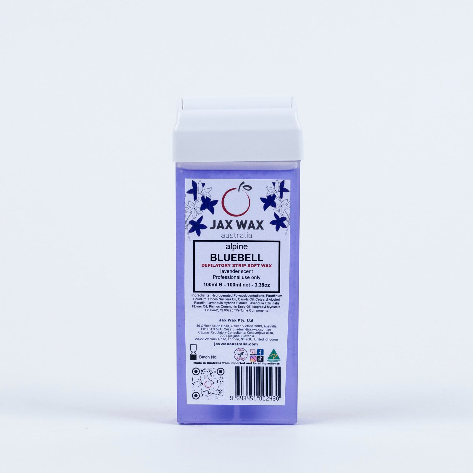 Jax Wax Alpine Bluebell with roller 100ml