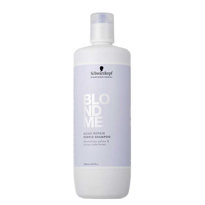 Schwarzkopf BLONDME BOND REPAIR PURPLE SHAMPOO 1000ml