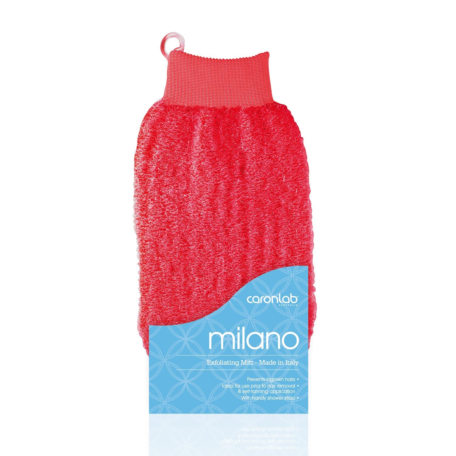 Caronlab Milano Massage Mitt - Red