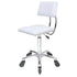 Dove - Chrome Base - (White Upholstery) With
CLICK'NCLEAN Castors