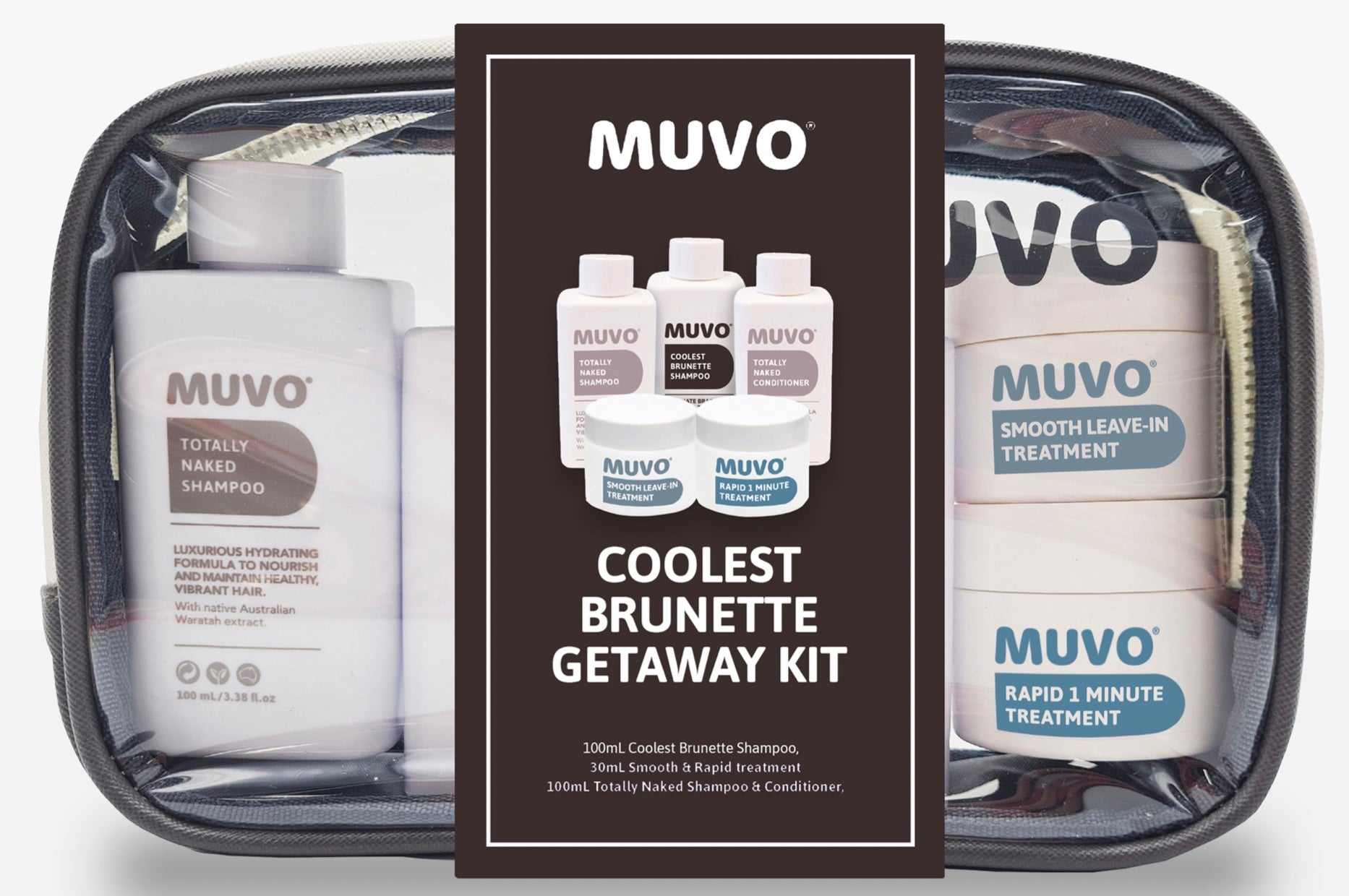 MUVO Coolest Brunette Getaway Kit