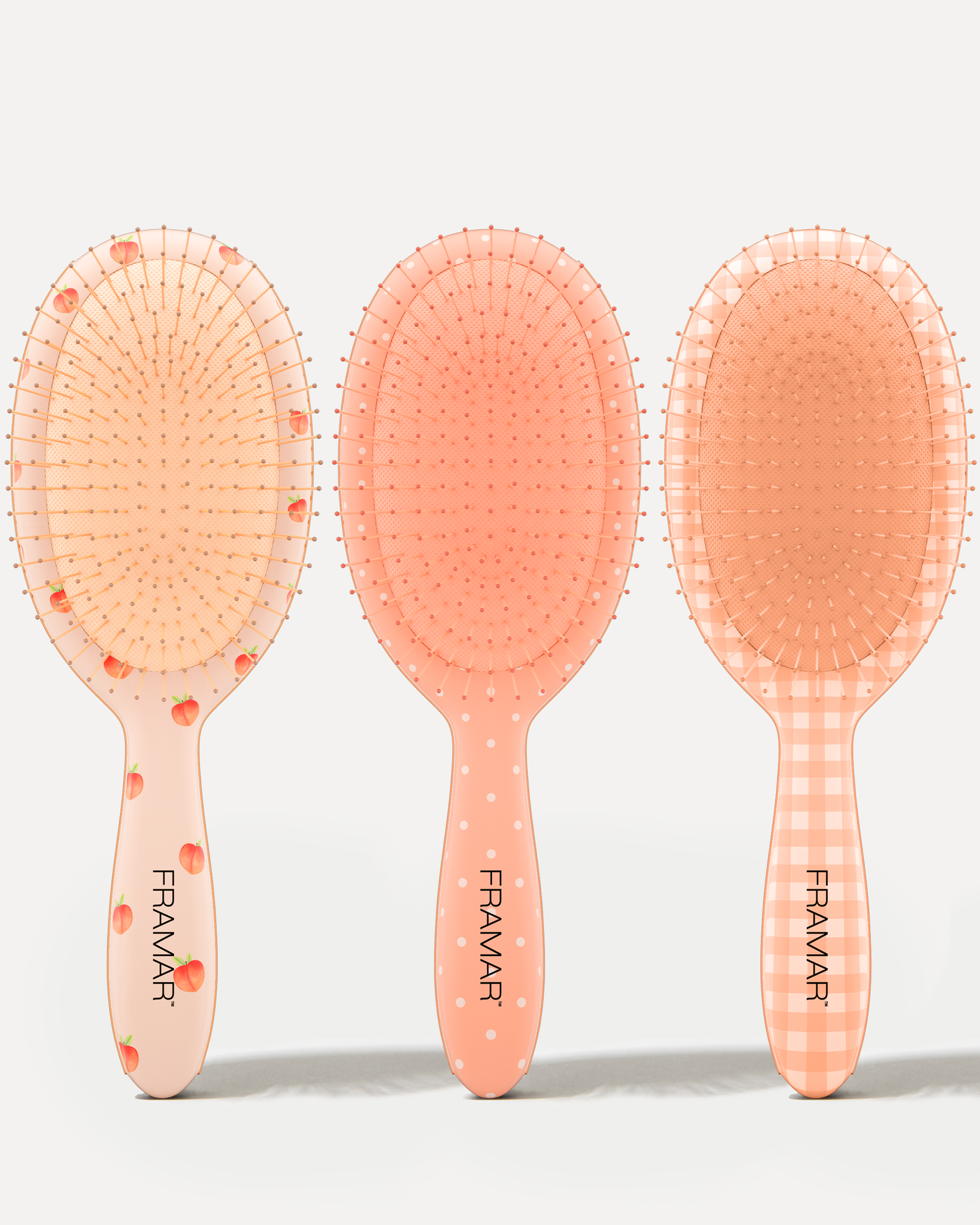 Framar Peach Please - 9PC Detangle Brush Display