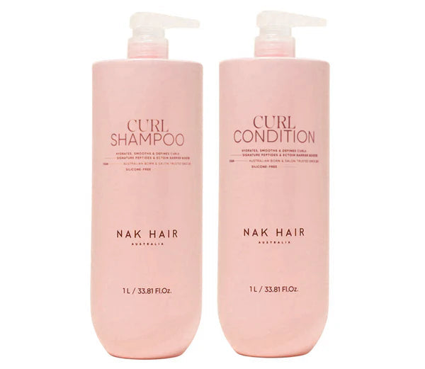 NAK Signature Curl Shampoo & Conditioner 1L Duo