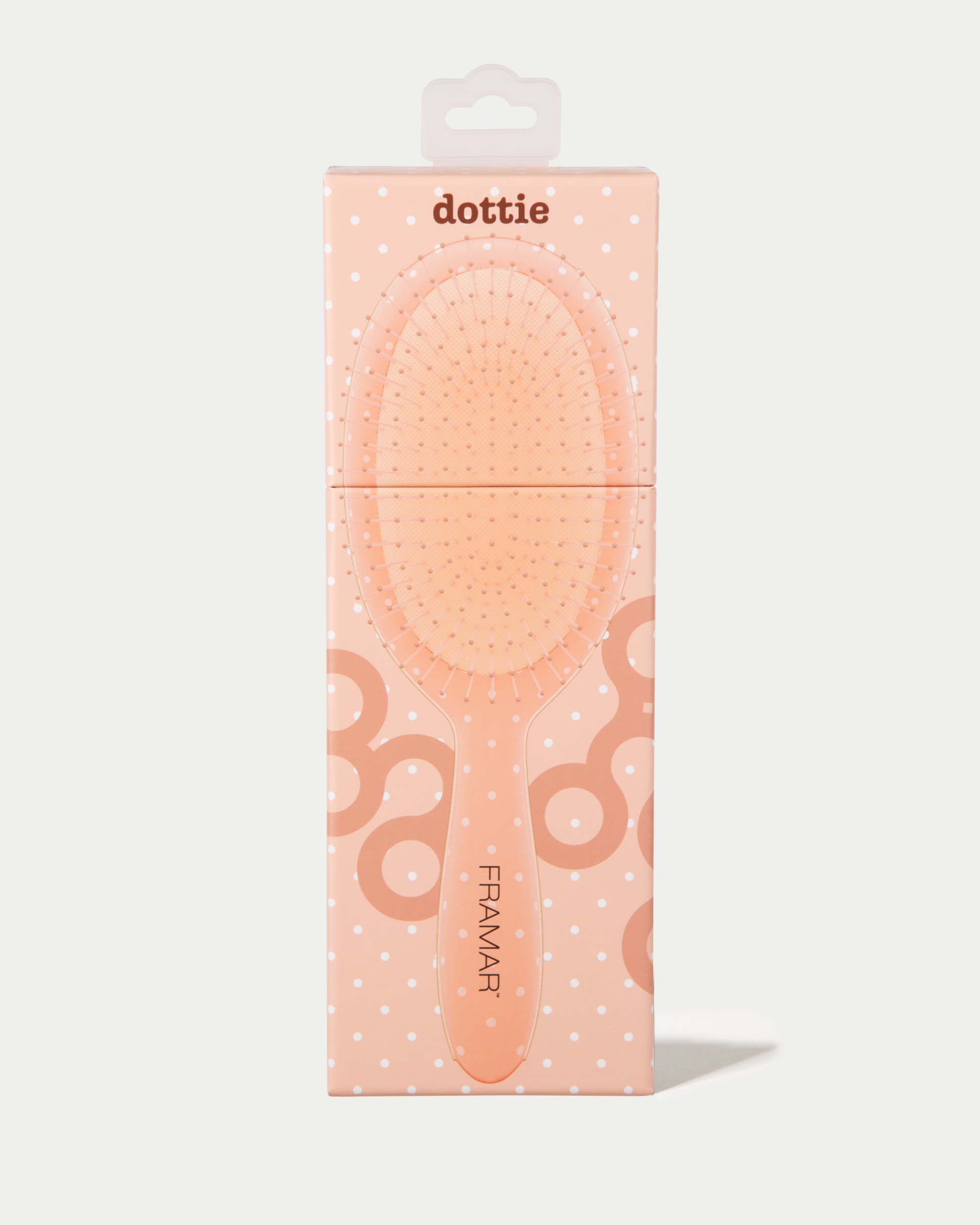 FRAMAR Peach Please - Detangle Brush Dottie