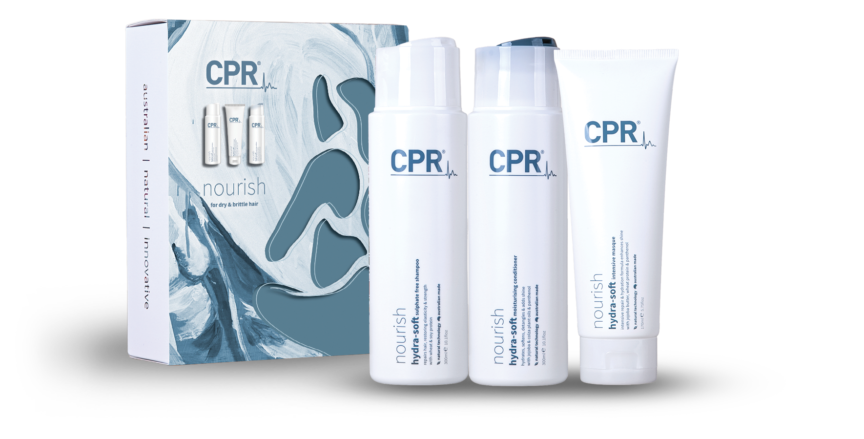 Vitafive CPR Nourish Solution - Trio Pack (retail sizes)