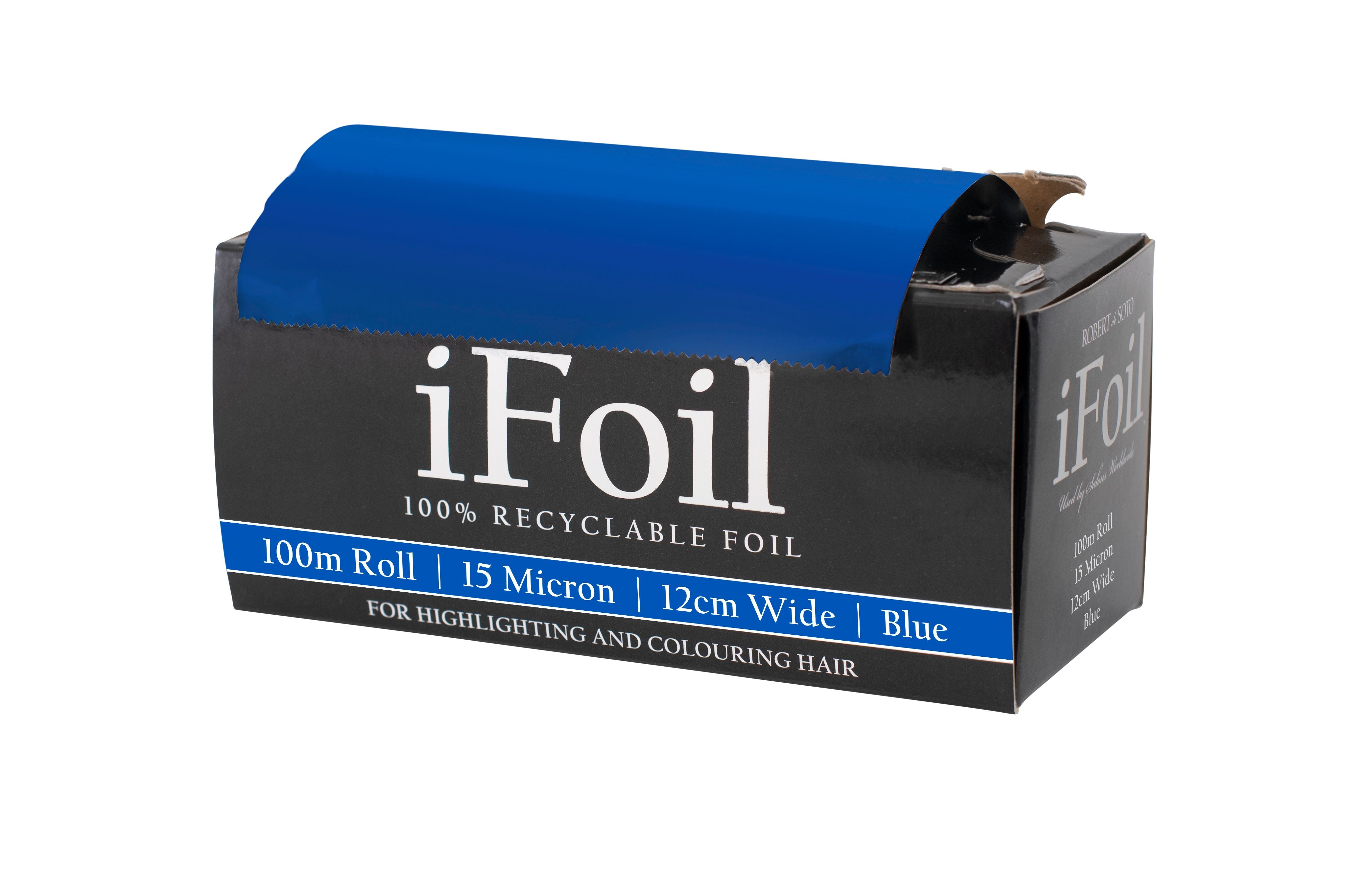 Robert DeSoto iFoil 15 Micron Foil Roll 100m x 125mm - Blue