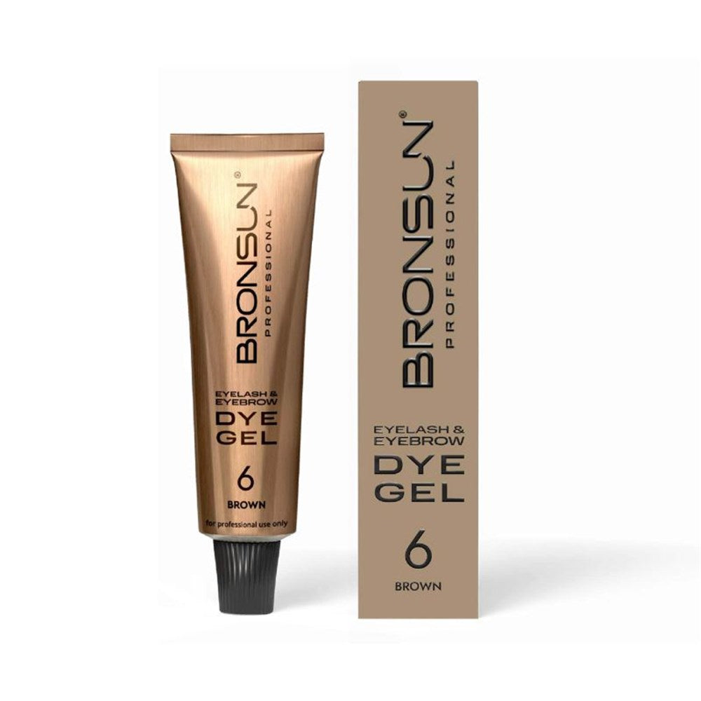 Bronsun Eyelash and Eyebrow Dye Brown #6 15 ml