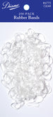 Diane by Fromm Hair Elastics Clear 12mm 250pk