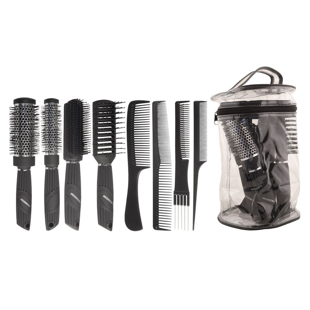 Brushworx Brush and Comb Pack - 8pc