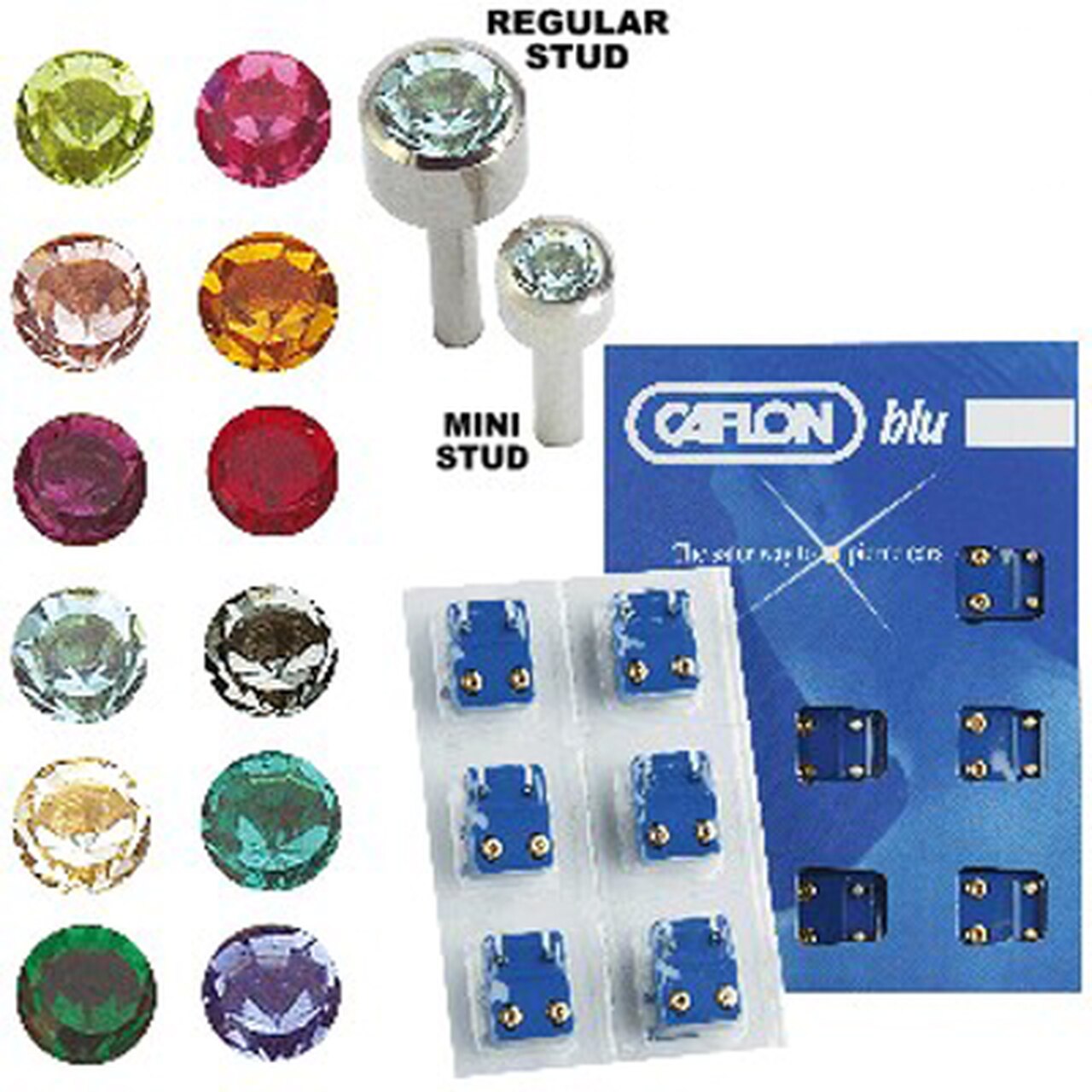 Caflon Blu Professional Assorted Silver Reg Birthstone Uncarded