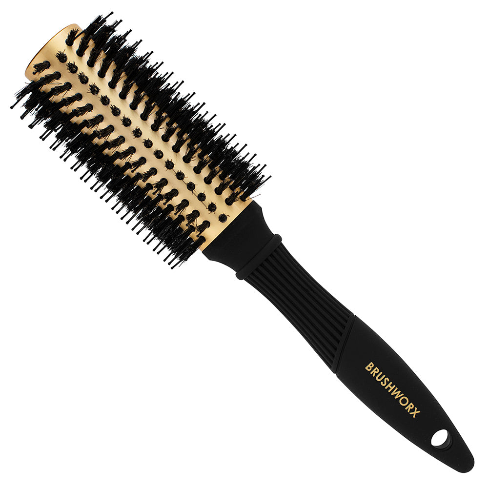 Brushworx Gold Ceramic Radial  Brush Porcupine - 60mm Large