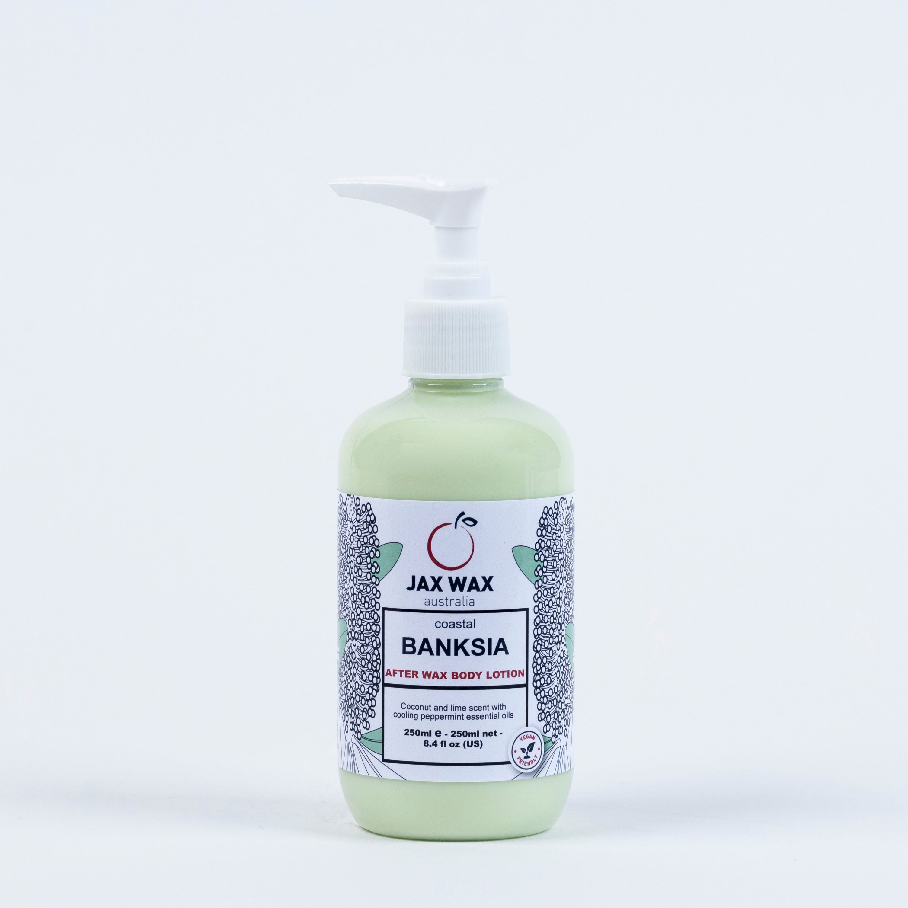 Jax Wax Coastal Banksia After Wax Body Lotion Pump 250ml