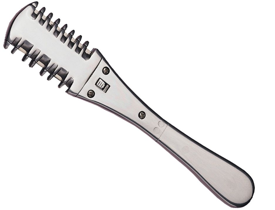 AMW Aluminium Double Sided Razor with Comb