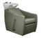 Malibu Shampoo Unit GREEN UPHOLSTERY - White Basin