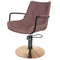 Taylor - GOLD Disc Hydraulic   Dusty Pink Upholstery [DEL]