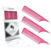VELLEN HAIR - Premium Tail Comb Set - Pink [DEL]