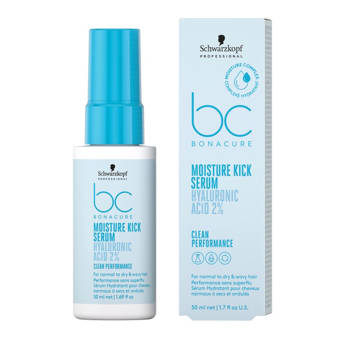 Schwarzkopf BC BONACURE CLEAN PERFORMANCE MOISTURE KICK HYALURONIC SERUM 50mL