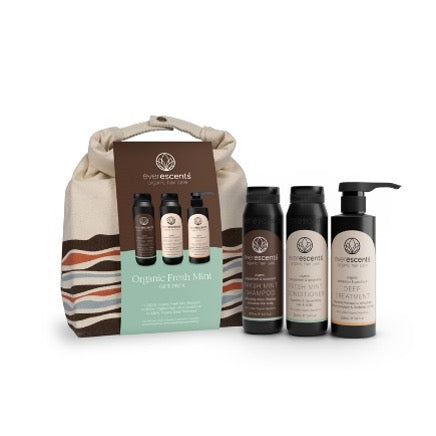 EverEscents Organic Bergamot Christmas Trio Gift Pack