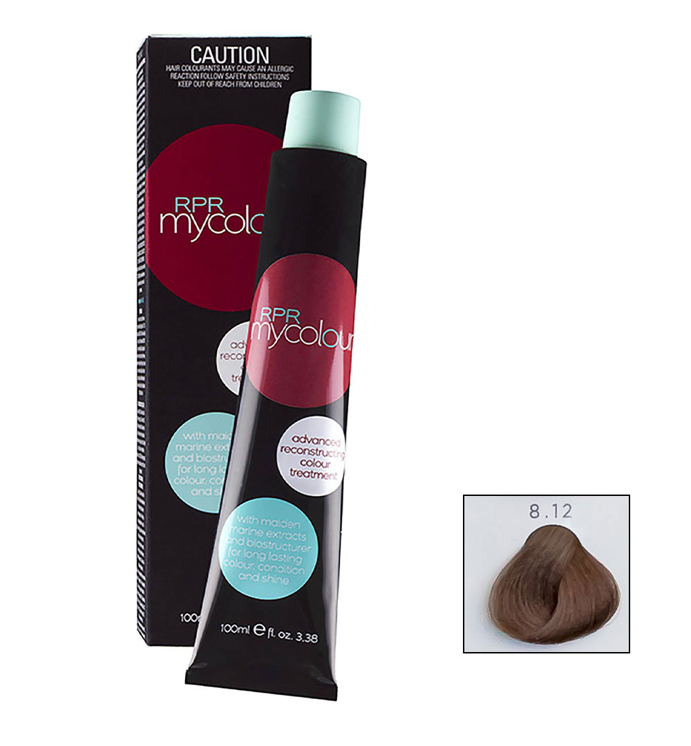 RPR MYCOLOUR Permanent 8.12 Ash Violet 100g