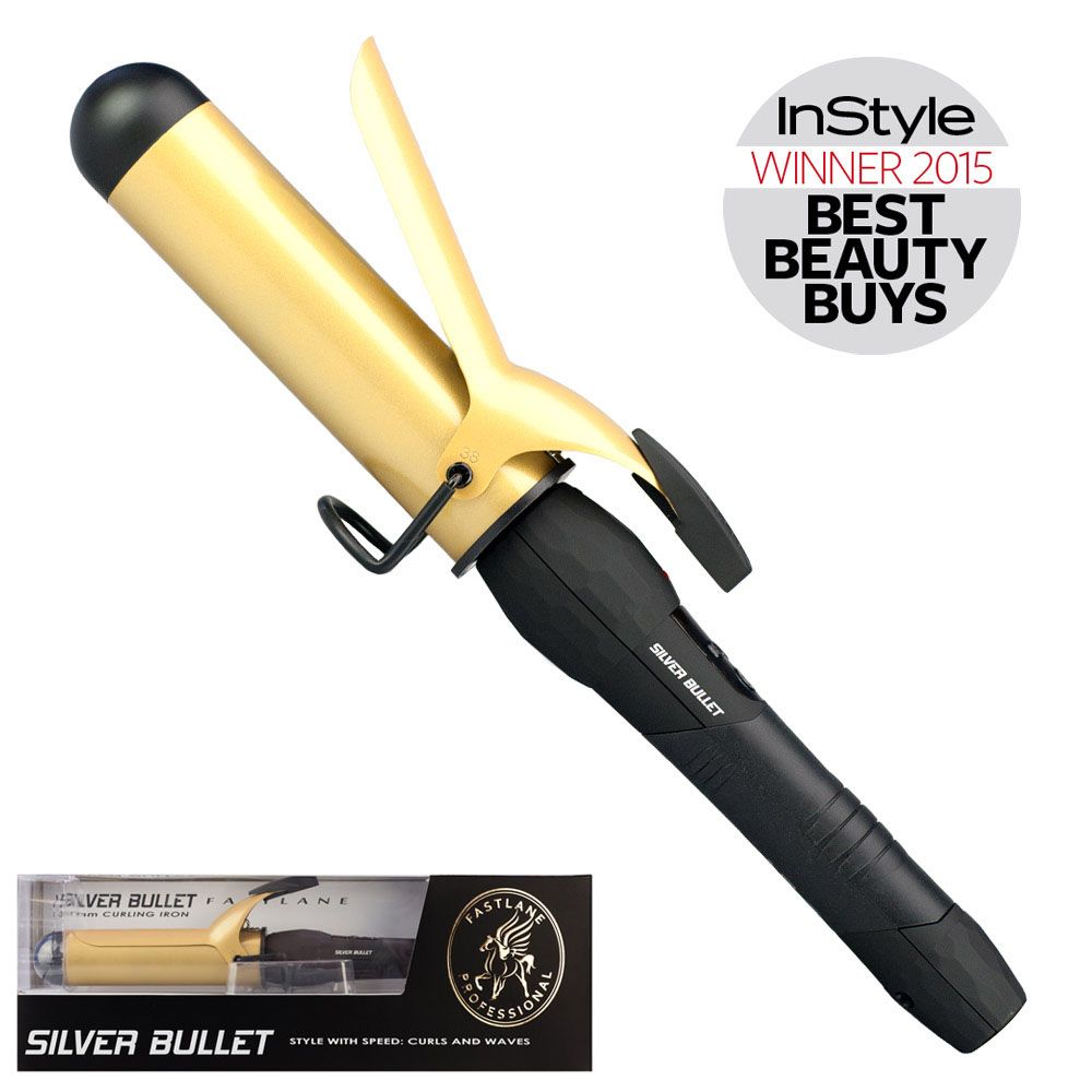 Silver Bullet Fastlane Ceramic Curling Iron Gold - 38mm