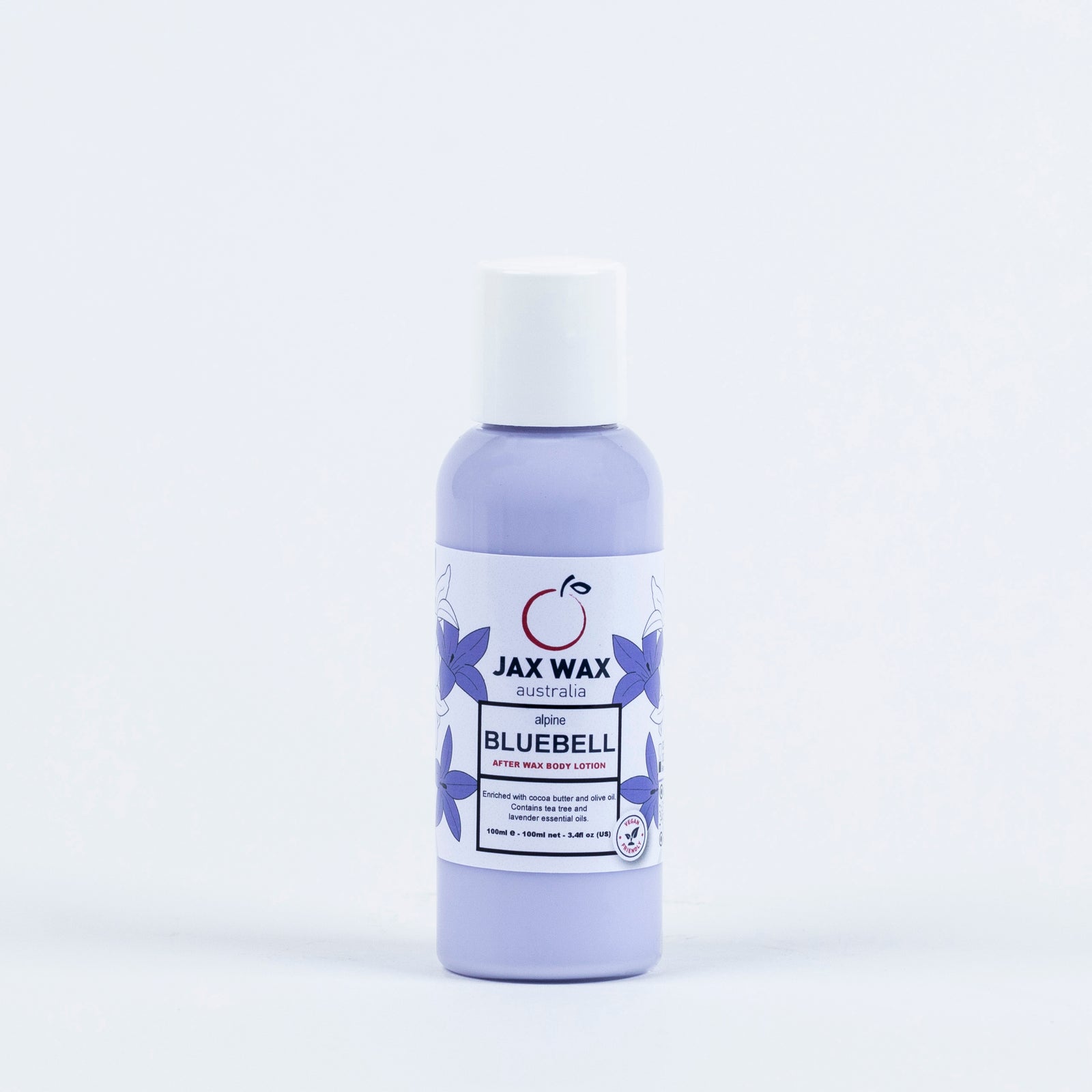 Jax Wax Alpine Bluebell After Wax Body Lotion Disc Cap 100ml