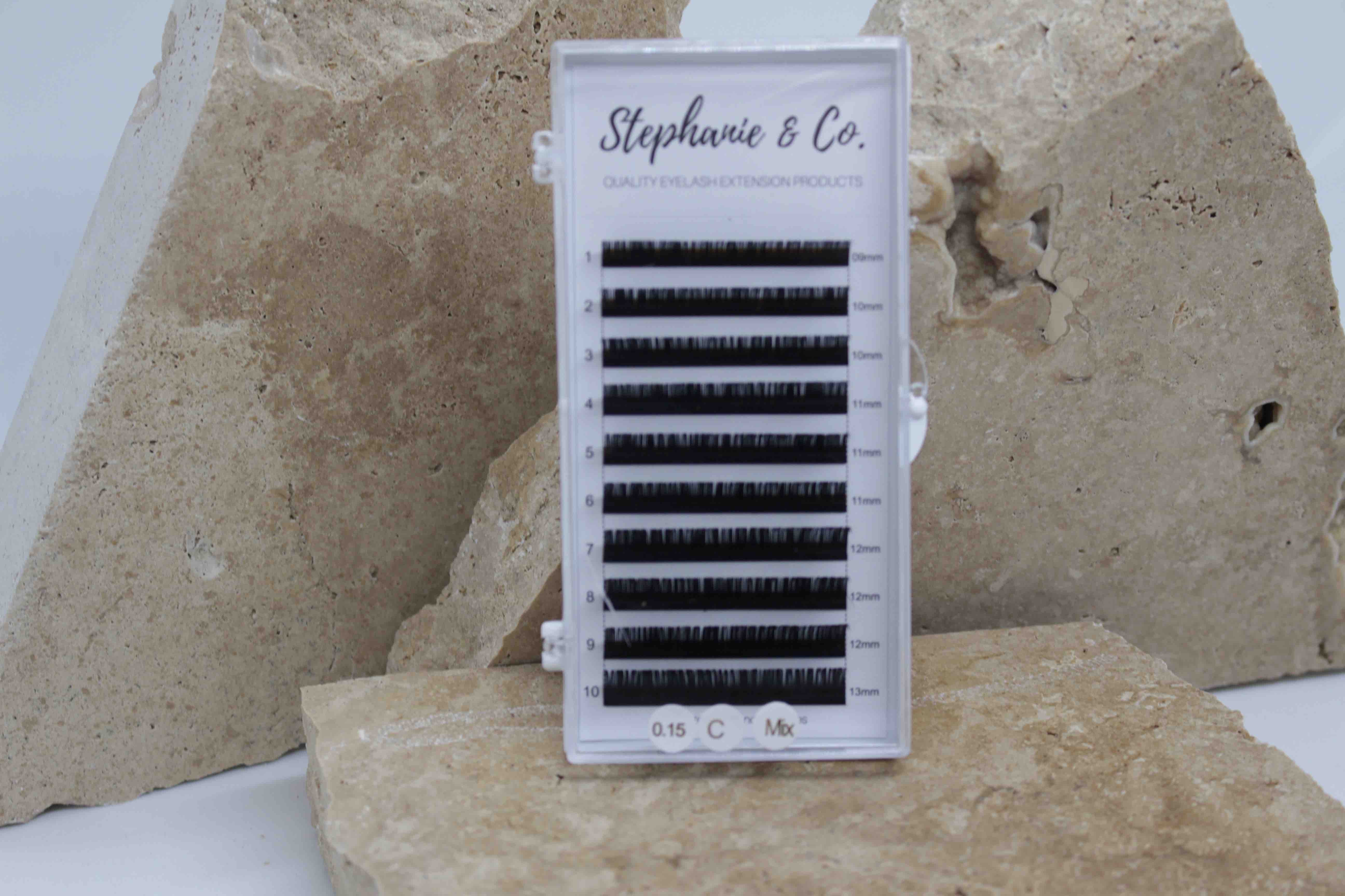 Stephanie & Co. Lashes - Mix Tray - 0.15 C