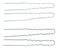 555 Pins 2 Inch FRINGE (Hosoke) GOLD COLOUR 50g CLEAR CASE