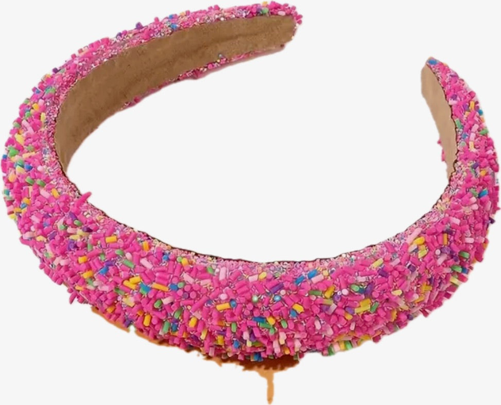 Sprinkle Headband - Dark Pink