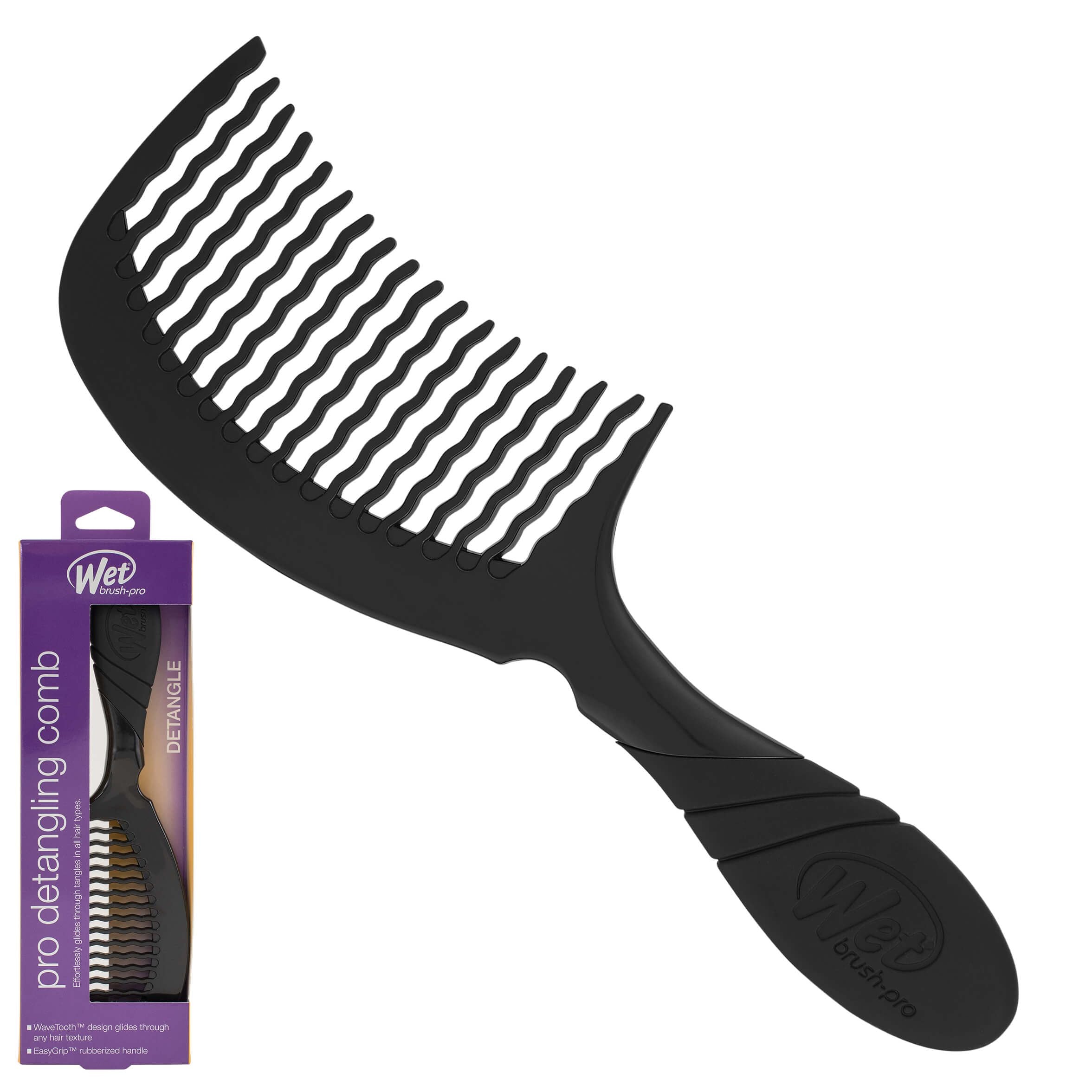 WetBrush Pro Basin Comb Detangler - Black