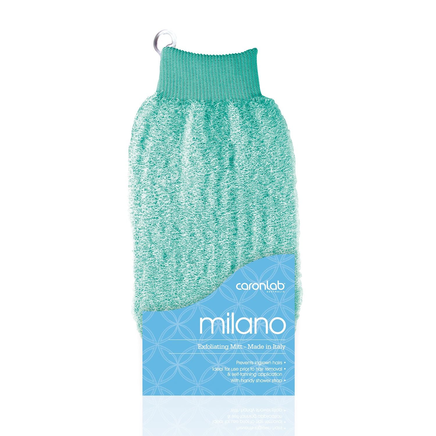 Caronlab Milano Massage Mitt - Pastel Green