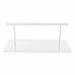 Footrest Block Floor Mounted - White