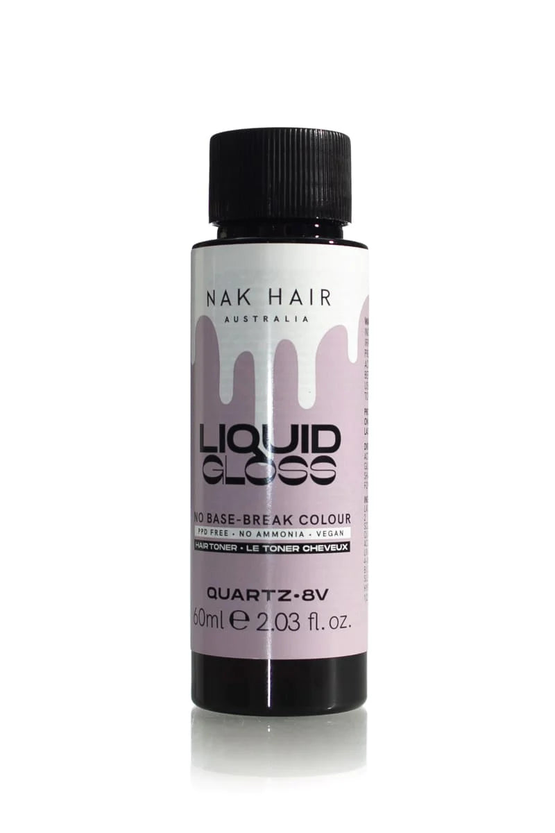 NAK Liquid Gloss Quartz 60ml - 8V Light Blonde Violet