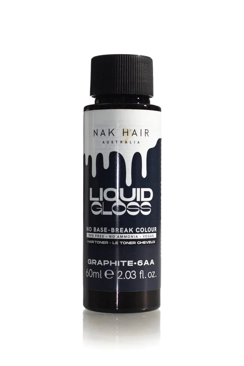 NAK Liquid Gloss Graphite 60ml - 6AA Dark Blonde Intense Ash