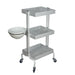 Clem 3 Shelf Trolley - WHITE