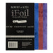 Robert DeSoto iFoil 15 Micron Embossed Pre-Cut Foil 45 Sheets 120 x 200mm - Red/Blue/Purple