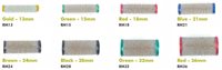 AMW Metal Brush Rollers 24mm BROWN pack of 12