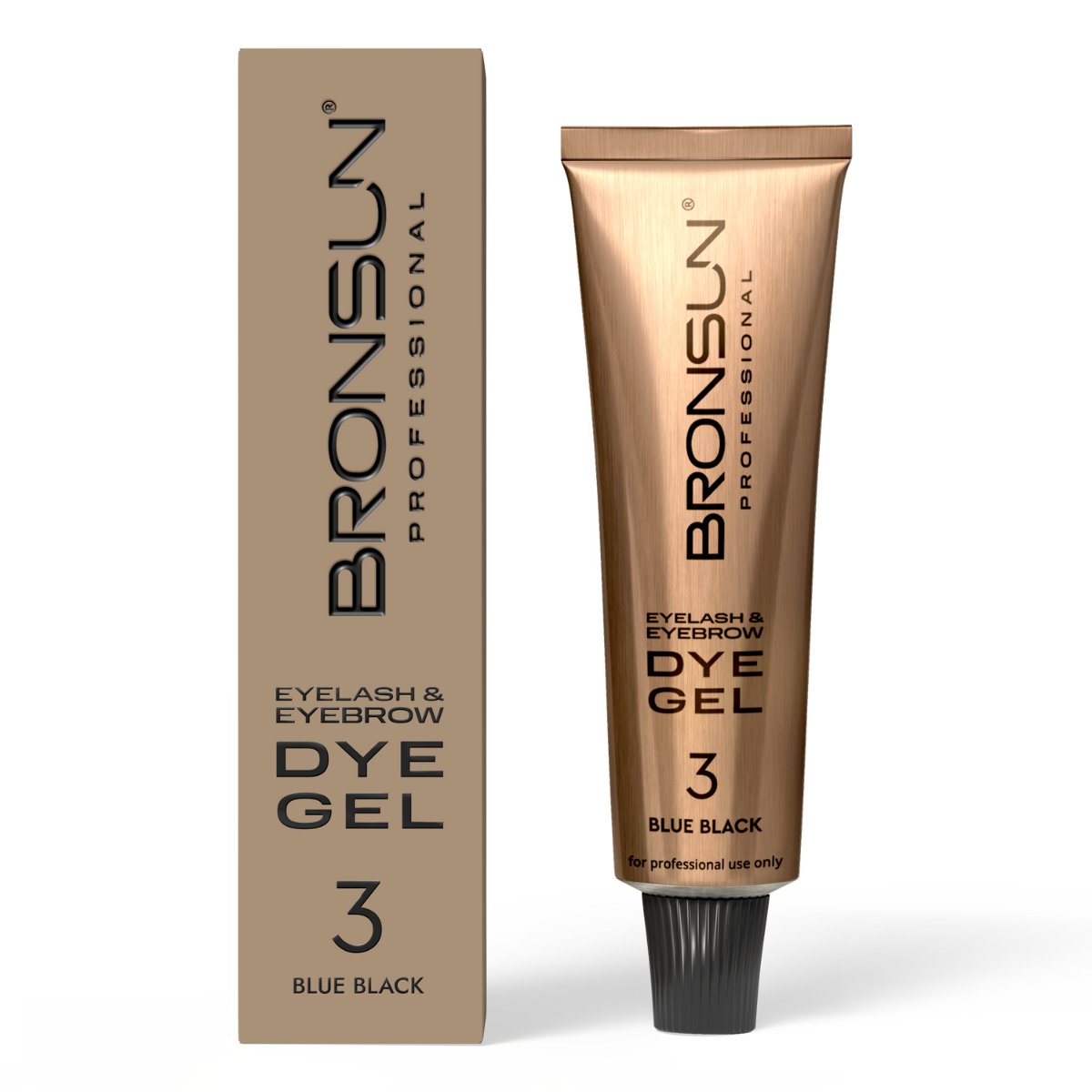 Bronsun Eyelash and Eyebrow Dye Blue Black #3 15 ml