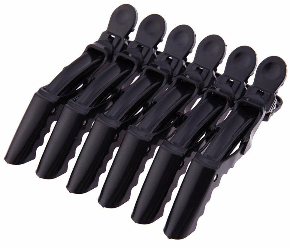 AMW Large Gator Clip 6pk - Black