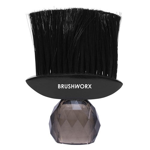 Silver Bullet Black Crystal Neck Brush - Black