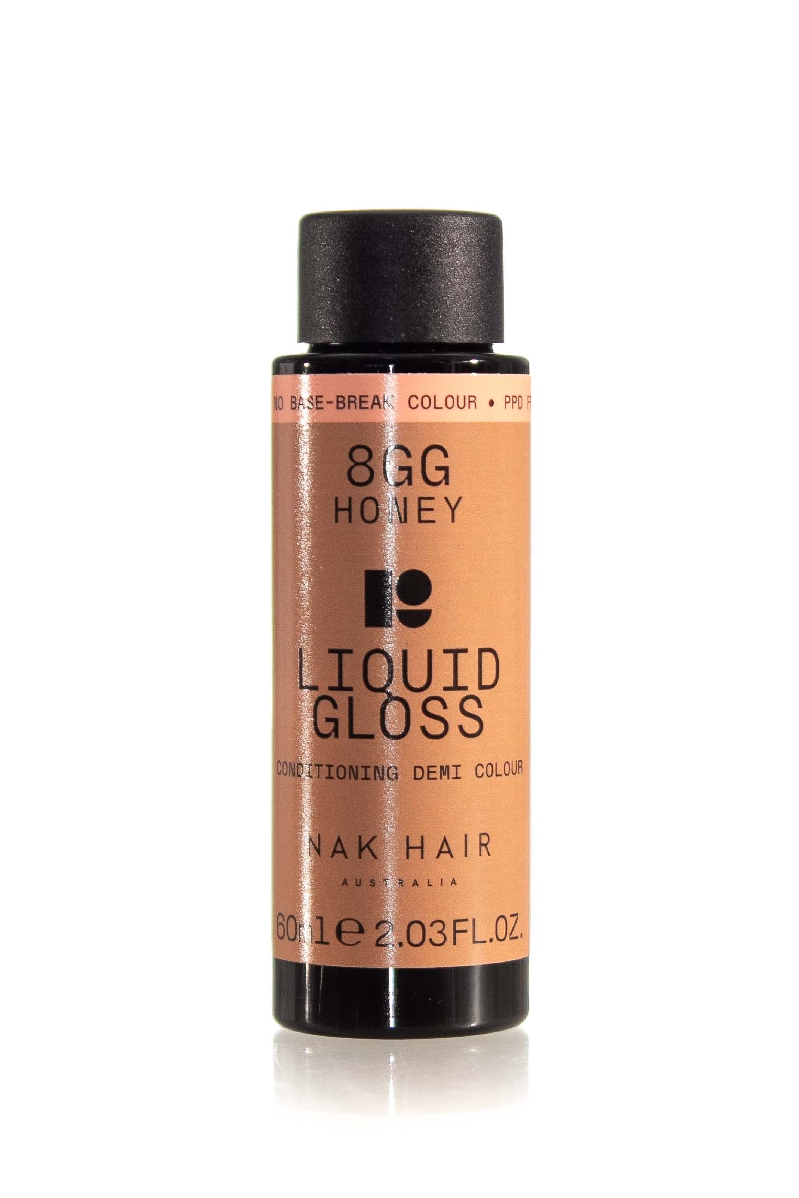 NAK Liquid Gloss Honey 60ml - 8GG Light Blonde Gold Intensive