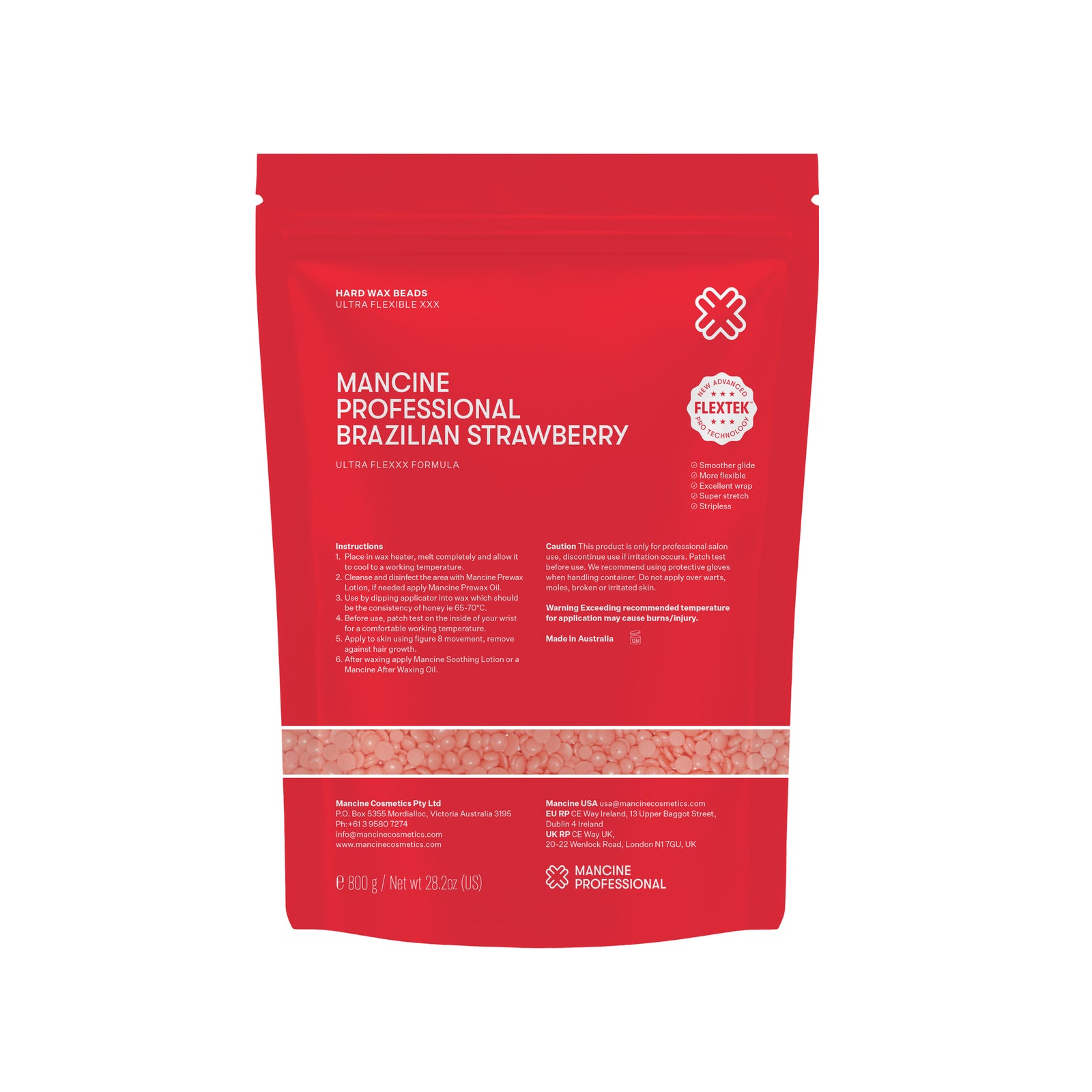 Mancine ULTRA FLEX STRAWBERRY- New FLEXTEK 800gm