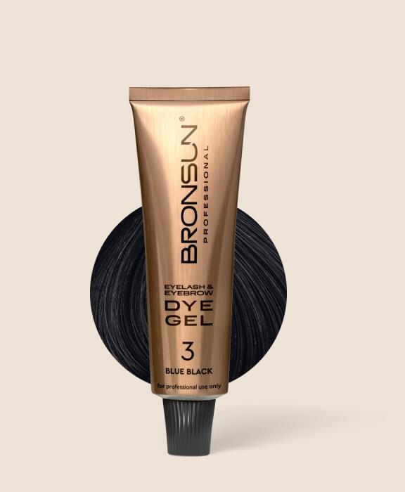 Bronsun Eyelash and Eyebrow Dye Blue Black #3 15 ml