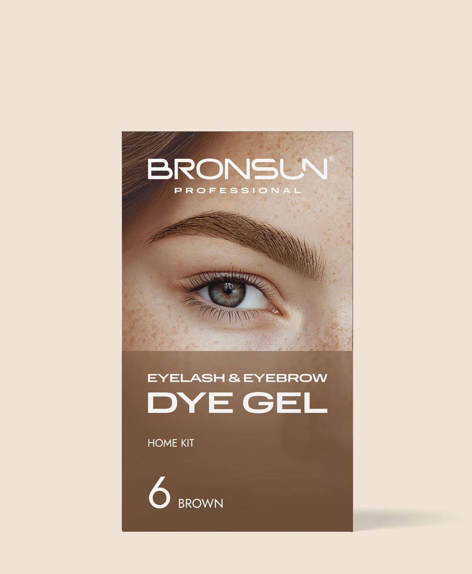 Bronsun Eyelash and Eyebrow Dye Trial Kit Brown #6
