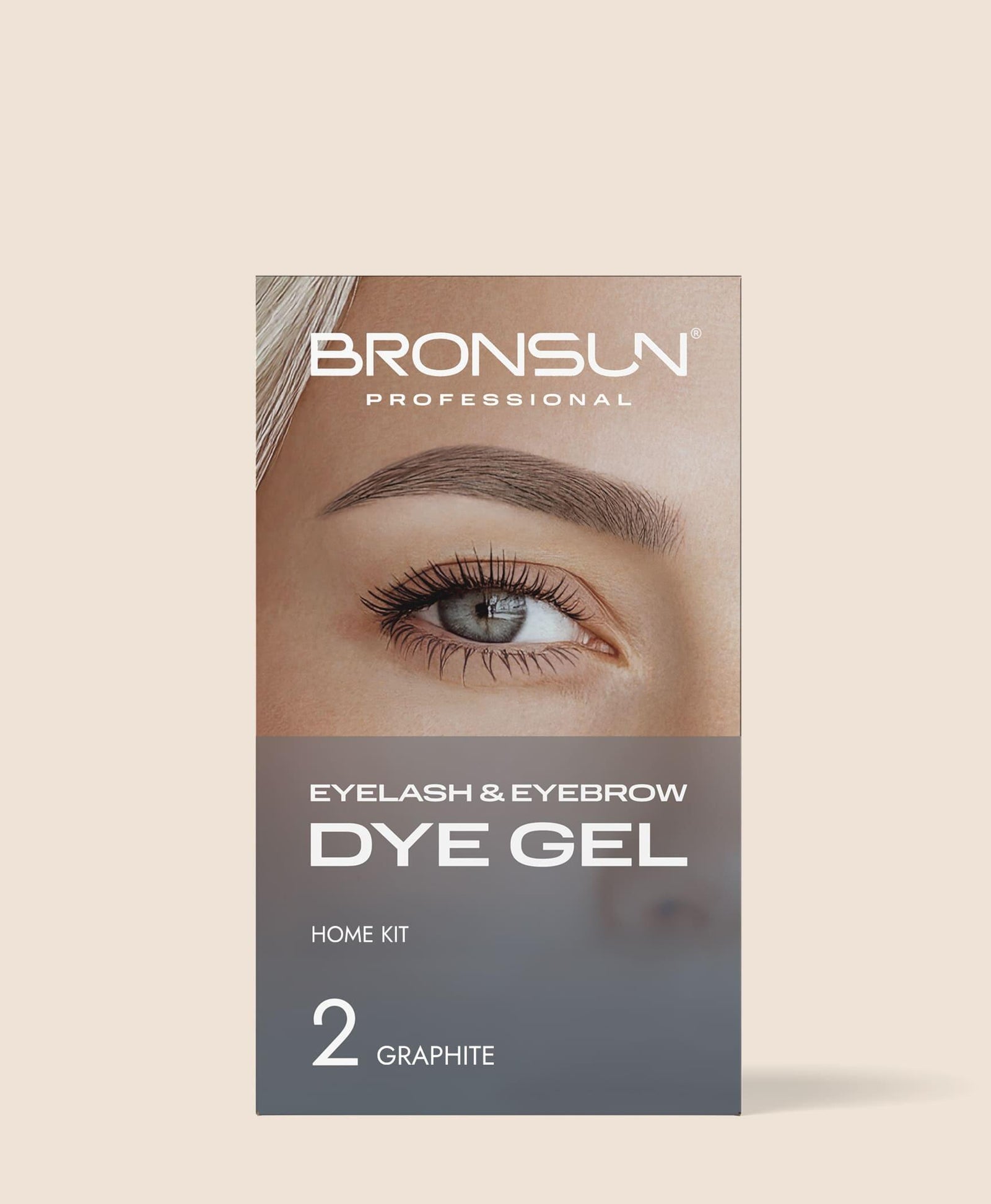 Bronsun Eyelash and Eyebrow Dye Trial Kit graphite #2