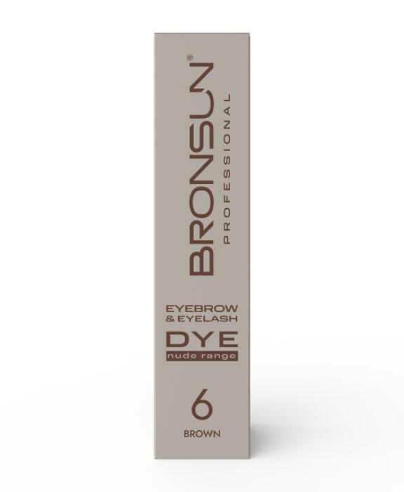 Bronsun Eyebrow and Eyelash Nude Dye  Brown #6 15ml