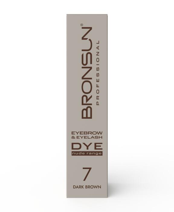 Bronsun Eyebrow and Eyelash Nude Dye Dark Brown #7 15ml
