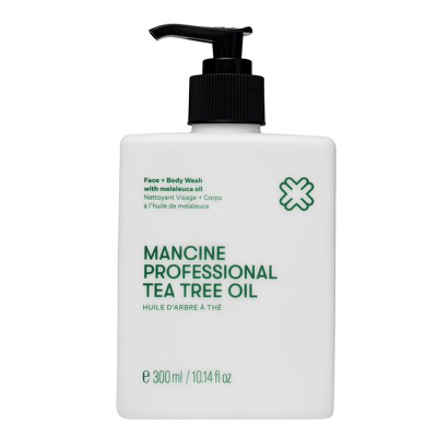 Mancine Tea Tree Face & Body Wash 2% 300ml