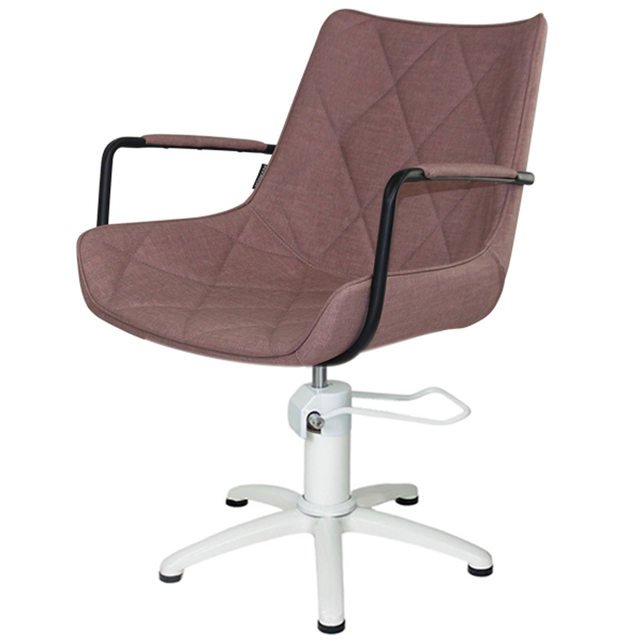 Taylor - WHITE 5 Star Hydraulic Dusty Pink Upholstery