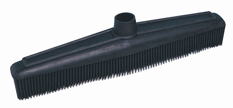 EuroStil Rubber Broom Head - Black (handle not included)