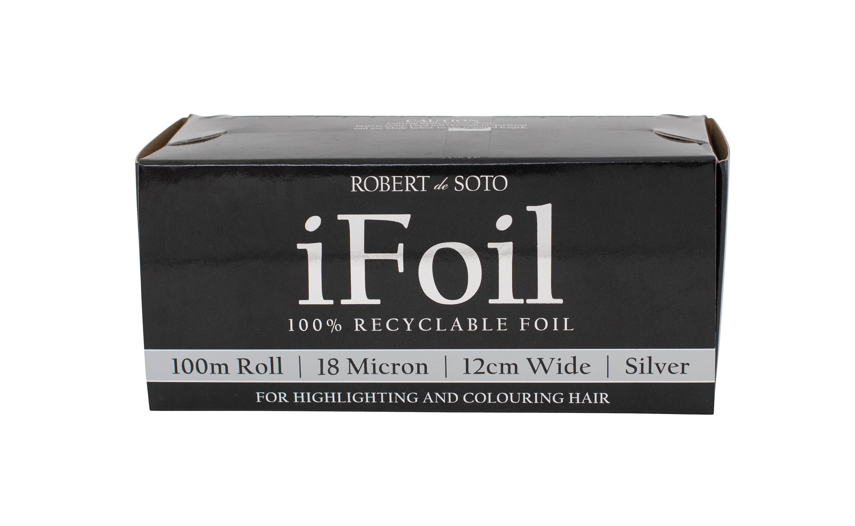 Robert DeSoto iFoil 18 Micron Foil 100m x 125mm - Silver
